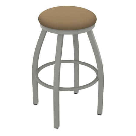 36 Swivel X-Tall Bar Stool,Nickel Finish,Canter Sand Seat